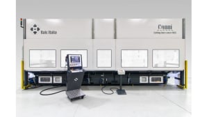 Modular work centers with interpolating axes for tubes and profiles