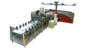 Rolling and flanging machines for fan component manufacturing