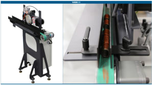 Paint marker for compression springs