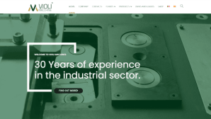 Well-designed interface for effective navigation: Violi Macchine to unveil its new website