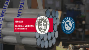 CMC ITALIA certified ISO 9001 for high-quality chrome bars and cylinder tubes