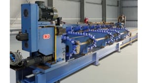 Bar chamfering and milling machines