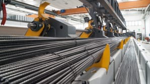 Rebar and concrete fiber production lines