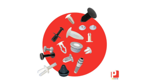 Plastic fasteners and assembling parts