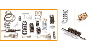 Cylindrical compression springs in steel, stainless steel, and alloys