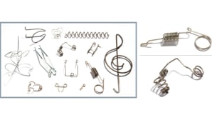 Wire forms in stainless steel, carbon steel, and copper alloys