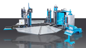 1960 Seravesi introduces the new VBM automatic production line for large silos