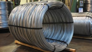 Patented galvanized wire rod