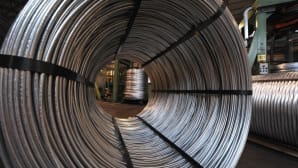 Zn or Al patented wire rod