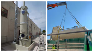 Innovative fume neutralization in Sirio Wire's single wire pickling lines