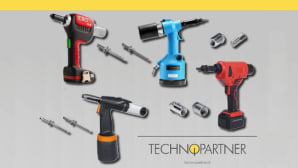 Rivet setting tools for rivet nuts and blind rivets