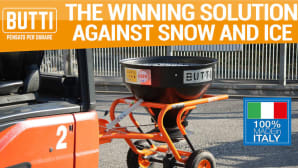 Professional salt spreaders by Butti: the winning solution against snow and ice