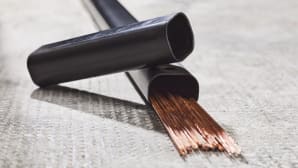 Recycled plastic tube TIG BOX for TIG electrodes and rods