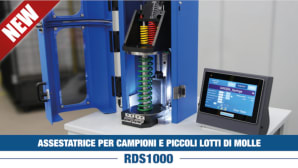 Microstudio presenta RDS1000, nuova assestatrice per campioni e piccoli lotti di molle