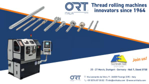 ORT Italia’s new RP18 CNC rolling machine under the spotlight