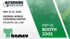 Tramev: Schneidgeräte, Richtapparate und Drahtziehlinien Made in Italy auf der Interwire