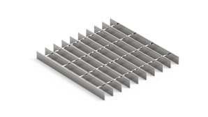Electro-welded steel gratings