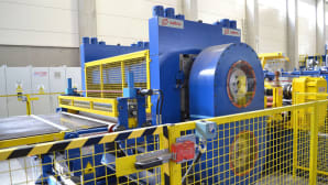 Strip joiners, embossers, and scrap shears for strip processing lines