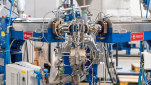 Wire and cable extrusion line for non-ferrous metals