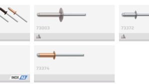 Steel, stainless steel, and aluminum/steel blind rivets