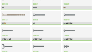 DIN/UNI/ISO metric thread screws