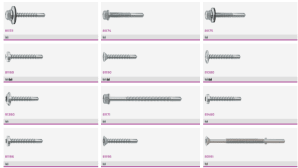 Self-drilling and self-tapping screws for metal