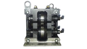 Micro rolling cassettes for round wire production 