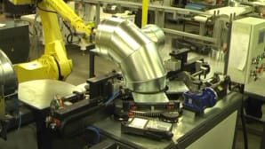 Elbow fitting forming machines