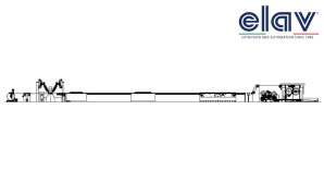 Extrusion lines for LAN and telephone cables