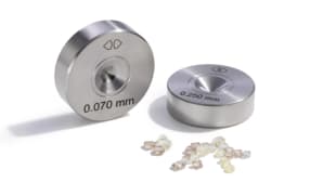 Natural diamond dies for fine wire drawing