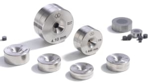 Polycrystalline diamond wire drawing dies (PCD dies)