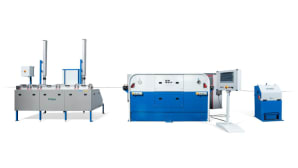 Complete mechanical wire descaling lines