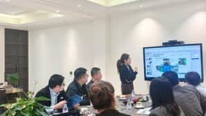 Korean clients and Aotian Steel discuss development