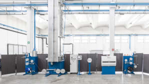 WTM high temperature cable sintering line with dual technology