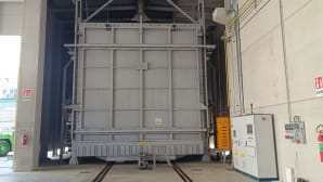 ICMI Industrial Furnaces installs a bogie hearth furnace for stress relieving up to 100 tons