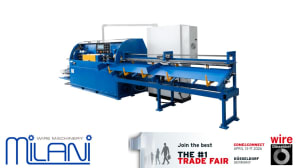 New RT025 bar straightening machine with encoder: Milani to showcase it live in Düsseldorf