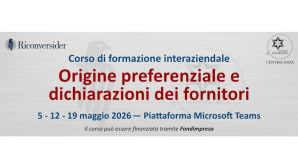 Centro Inox: corso su origine preferenziale e dichiarazioni dei fornitori a maggio 2026