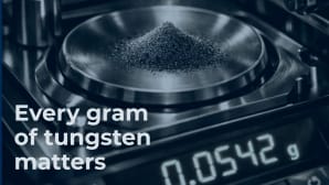 “Every gram of tungsten recovered is strategic for European industry”