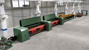 Tubular stranding lines for wire ropes