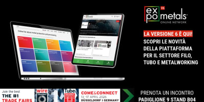 Metti un volto a Expometals.net: incontriamoci alla wire & Tube Düsseldorf 2026