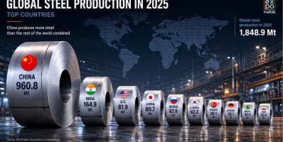 The steel planisphere: the major steel-producing countries