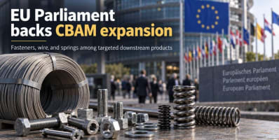 European Parliament backs CBAM expansion to fasteners, wire, and springs
