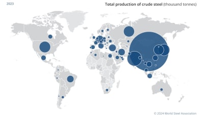 Les principaux pays producteurs d'acier : la carte du monde sidérurgique