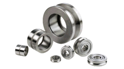 Bearings and rollers for straighteners