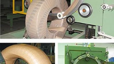 Wire coil packing machine