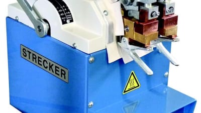 Die Stumpfschweissmaschine TYP 1 und Streckers spezielle Rechenart 