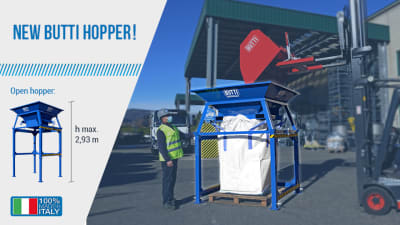 Introducing the new Butti steel Big-Bag hopper: sturdier than ever