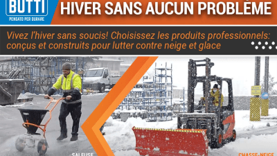 Un hiver sans soucis : des produits professionnels contre la neige et le verglas