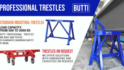 Butti: professional industrial trestles