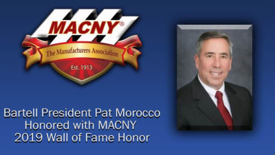 Bartell president awarded with 2019 MACNY Wall of Fame